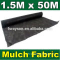 Polypropylene non woven retaining heat radiating from the ground fabric